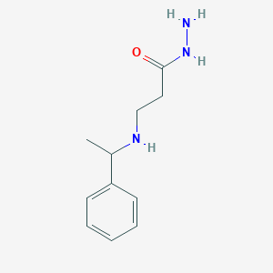 3-[(1-Phenylethyl)amino]propanohydrazide