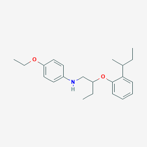 N-{2-[2-(Sec-butyl)phenoxy]butyl}-4-ethoxyaniline