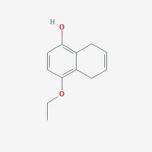 molecular formula C12H14O2 B14396880 4-Ethoxy-5,8-dihydronaphthalen-1-ol CAS No. 89991-11-7