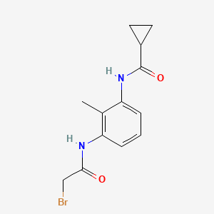 N-{3-[(2-Bromoacetyl)amino]-2-methylphenyl}cyclopropanecarboxamide