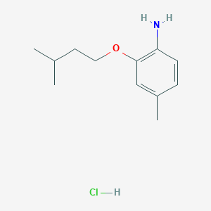 2-(Isopentyloxy)-4-methylaniline hydrochloride