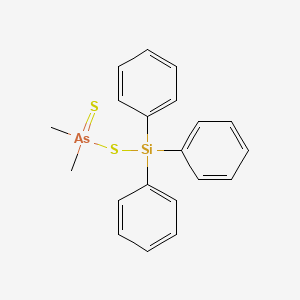 molecular formula C20H21AsS2Si B14397016 Triphenylsilyl dimethylarsinodithioate CAS No. 89901-32-6