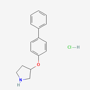 3-([1,1'-Biphenyl]-4-yloxy)pyrrolidine hydrochloride