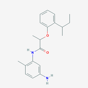 N-(5-Amino-2-methylphenyl)-2-[2-(sec-butyl)-phenoxy]propanamide