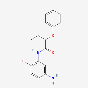 N-(5-Amino-2-fluorophenyl)-2-phenoxybutanamide