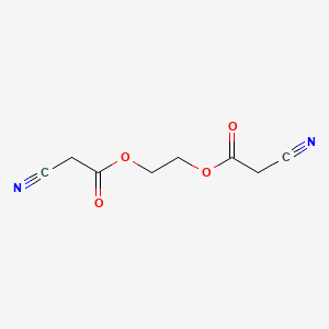 molecular formula C8H8N2O4 B14397095 Ethylene bis(cyanoacetate) CAS No. 89976-96-5