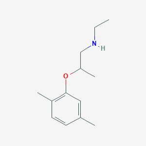 molecular formula C13H21NO B1439710 N-[2-(2,5-Dimethylphenoxy)propyl]-N-ethylamine CAS No. 1040686-03-0
