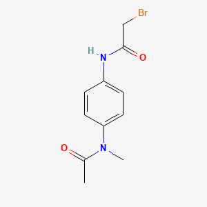 molecular formula C11H13BrN2O2 B1439711 N-{4-[Acetyl(methyl)amino]phenyl}-2-bromoacetamide CAS No. 1138445-65-4