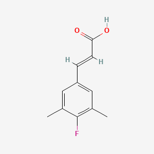 molecular formula C11H11FO2 B1439722 4-Fluoro-3,5-dimethylcinnamic acid CAS No. 1429551-15-4