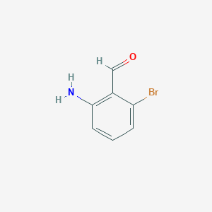 molecular formula C7H6BrNO B143974 2-Amino-6-bromobenzaldehyde CAS No. 135484-74-1