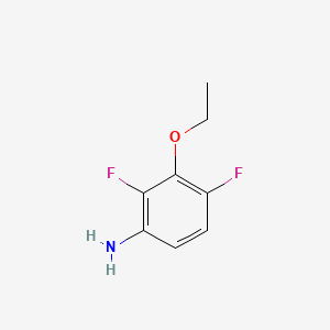 molecular formula C8H9F2NO B1439744 3-Ethoxy-2,4-difluoroaniline CAS No. 1017778-10-7