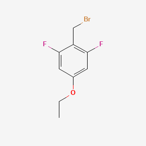 molecular formula C9H9BrF2O B1439748 2-(Bromomethyl)-5-ethoxy-1,3-difluorobenzene CAS No. 1017779-51-9