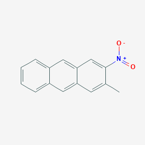 molecular formula C15H11NO2 B14397494 2-Methyl-3-nitroanthracene CAS No. 89597-17-1