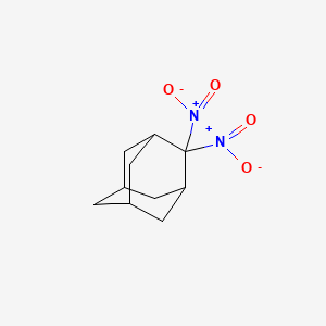 molecular formula C10H14N2O4 B14397523 2,2-Dinitroadamantane CAS No. 88381-75-3