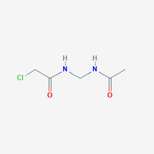 molecular formula C5H9ClN2O2 B14397559 N-(Acetamidomethyl)-2-chloroacetamide CAS No. 88542-79-4