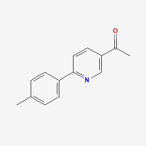 1-[6-(4-Methylphenyl)pyridin-3-yl]ethanone