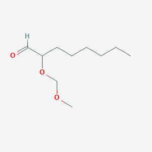 molecular formula C10H20O3 B14397670 2-(Methoxymethoxy)octanal CAS No. 88722-72-9