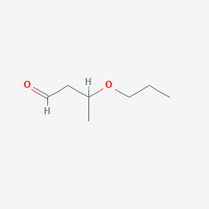 molecular formula C7H14O2 B14397713 3-Propoxybutanal CAS No. 88357-49-7