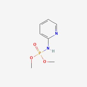 molecular formula C7H11N2O3P B14397744 Phosphoramidic acid, 2-pyridinyl-, dimethyl ester CAS No. 90008-29-0
