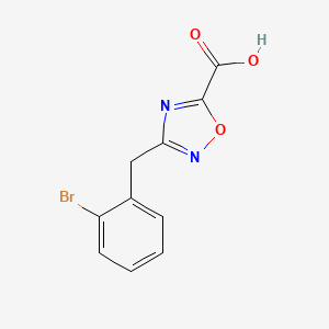 B1439776 3-(2-Bromobenzyl)-1,2,4-oxadiazole-5-carboxylic acid CAS No. 1216634-75-1