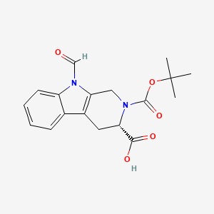molecular formula C18H20N2O5 B1439777 Boc-Tpi(For)-OH CAS No. 327603-46-3