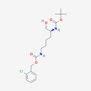 molecular formula C19H29ClN2O5 B1439779 Boc-L-lys(2-CL-Z)-OL CAS No. 198476-84-5