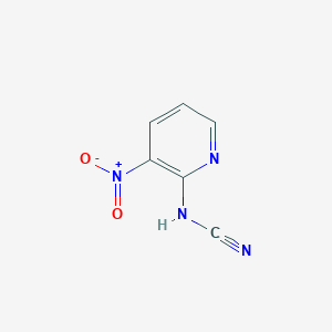 molecular formula C6H4N4O2 B1439782 (3-硝基吡啶-2-基)氰胺 CAS No. 1255146-90-7