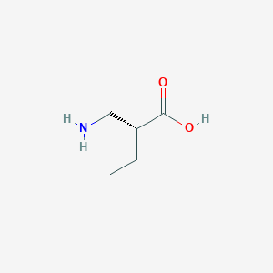 molecular formula C5H11NO2 B1439784 (R)-2-氨甲基丁酸 CAS No. 255871-58-0