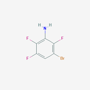 molecular formula C6H3BrF3N B1439787 3-Bromo-2,5,6-trifluoroaniline CAS No. 1269440-68-7