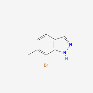 molecular formula C8H7BrN2 B1439791 7-Bromo-6-methyl-1H-indazole CAS No. 1257535-45-7