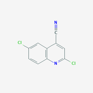molecular formula C10H4Cl2N2 B1439796 2,6-Dichloroquinoline-4-carbonitrile CAS No. 50504-14-8