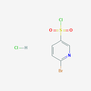 molecular formula C5H4BrCl2NO2S B1439797 6-Bromopyridine-3-sulfonyl chloride hydrochloride CAS No. 1266693-63-3