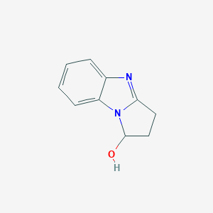 molecular formula C10H10N2O B143980 2,3-dihydro-1H-pyrrolo[1,2-a]benzimidazol-1-ol CAS No. 137076-20-1