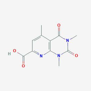 molecular formula C11H11N3O4 B1439807 1,3,5-trimethyl-2,4-dioxo-1H,2H,3H,4H-pyrido[2,3-d]pyrimidine-7-carboxylic acid CAS No. 901864-90-2