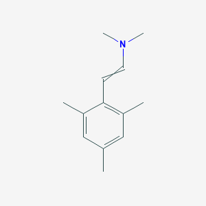 molecular formula C13H19N B14398080 N,N-Dimethyl-2-(2,4,6-trimethylphenyl)ethen-1-amine CAS No. 87975-04-0