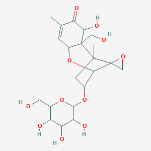 molecular formula C21H30O11 B143981 Deoxynivalenol 3-glucoside CAS No. 131180-21-7