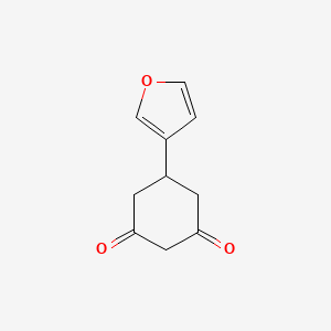 molecular formula C10H10O3 B1439812 5-(呋喃-3-基)环己烷-1,3-二酮 CAS No. 14389-43-6