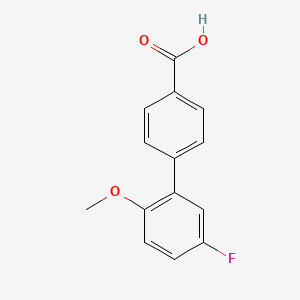 5'-Fluoro-2'-methoxy-[1,1'-biphenyl]-4-carboxylic acid