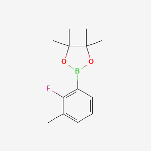 2-(2-Fluoro-3-methylphenyl)-4,4,5,5-tetramethyl-1,3,2-dioxaborolane