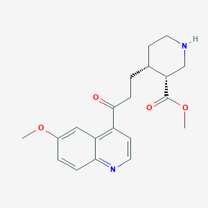 (3R,4R)-methyl 4-(3-(6-methoxyquinolin-4-yl)-3-oxopropyl)piperidine-3-carboxylate