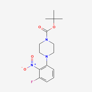 tert-Butyl 4-(3-fluoro-2-nitrophenyl)piperazine-1-carboxylate