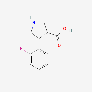 4-(2-Fluorophenyl)pyrrolidine-3-carboxylic acid