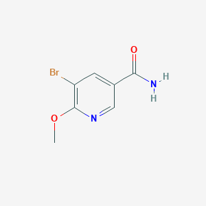 5-Bromo-6-methoxypyridine-3-carboxamide