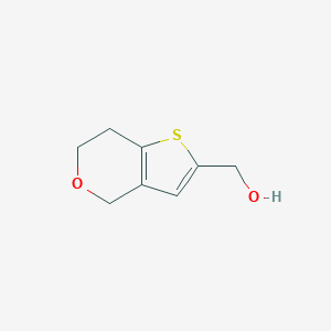 molecular formula C8H10O2S B1439869 6,7-dihydro-4H-thieno[3,2-c]pyran-2-ylmethanol CAS No. 1265897-62-8