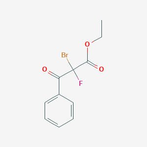 Ethyl 2-bromo-2-fluoro-3-oxo-3-phenylpropanoate