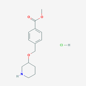 Methyl 4-[(3-piperidinyloxy)methyl]benzoate hydrochloride
