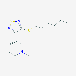 molecular formula C14H23N3S2 B143990 Tazomeline CAS No. 131987-54-7