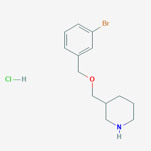 3-{[(3-Bromobenzyl)oxy]methyl}piperidine hydrochloride