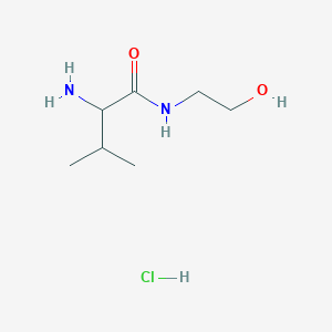 2-Amino-N-(2-hydroxyethyl)-3-methylbutanamide hydrochloride