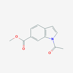 molecular formula C12H11NO3 B143994 Methyl 1-acetyl-1H-indole-6-carboxylate CAS No. 126759-62-4